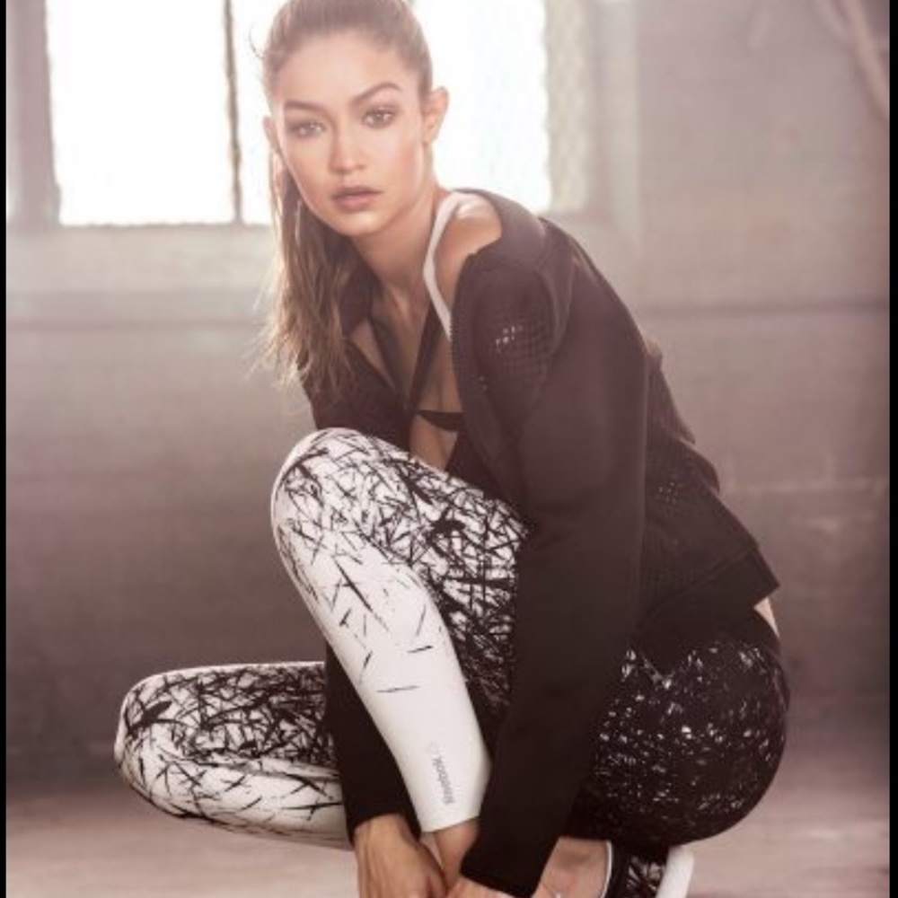 Reebok Neoprene perforated cardio bomber jacket